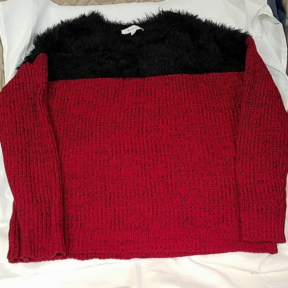 Red and Black Sweater